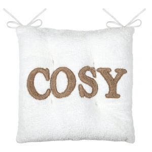 Galette De Chaise Ultra Douce "Cosy - Neuf