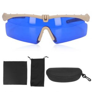Lunettes De Recherche De Balle Polarisees, Resistantes Aux Uv, Protection Solaire, Filtre A Herbe, Lunettes De Soleil De Sport Pour Cyclisme, Peche, Ensemble Kaki 6030f - Neuf