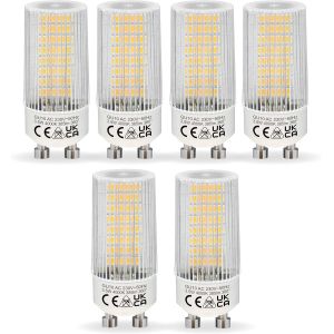 Kal-3,5w Ampoules Led Gu10 Équivalent À 50w Incandescence, Blanc Neutre 4000k, 385 Lumen, Ampoules Spot Par16 38° Sans Scintillement, Ac 230v, 360° Larges Faisceaux, Non Dimmable, Lot De 6 - Neuf