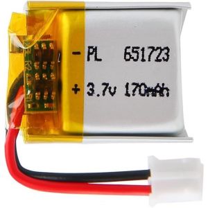 lbgwp60-Batterie Lipo 3,7 V, 3,7 V 170 Mah 651723 Lithium-Polymère Avec Connexion 2P-Ph Avec Pas De 2,0 Mm - Neuf