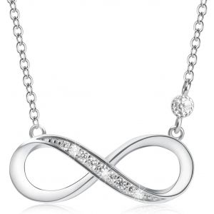 Kales-Collier Coeur Maman,Collier Avec Zircon Pendentif Mum En Forme De C?ur En Forme De Cristal,Collier De Maman Pour L'anniversaire Fête Des Mères - Neuf