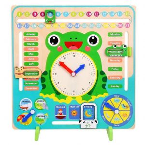 Enfants Calendrier Jouet Horloge D'apprentissage Conseil Jouet M&eacute;t&eacute;o Cognition Jardin D'enfants Favor - Neuf