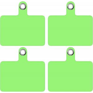 Kal-X Patchs De Remplacement Universel Por Tour De Cou Telephone Portable [Fluor Vert] Accessoire De Bandouliere Cordon Holder Porte Pochette Laniere Collier Corde Attache Chaine - Neuf
