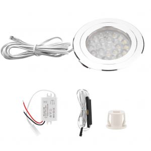HJLIAN Lampe LED encastree a capteur infrarouge AC85V-275V, blanc chaud, pour maison, hotel, armoire, placard - Neuf