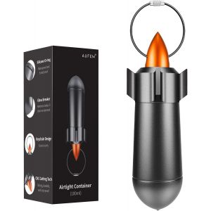 Conteneur Anti-Odeur Avec Brise-Vitre,Edc Conteneur Hermétique Portable Petite Boîte À Pilules Étanche Pour Pilules,Vitamines,Allumettes,Accessoires - Neuf
