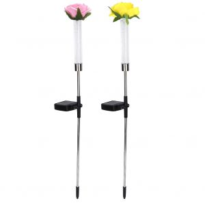 Hjlian Lot De 2 Lampes Solaires Led Pour Jardin, Eclairage D'exterieur A Bulles, Changement De Couleur, Luminaire Decoratif Pour Pelouse - Neuf