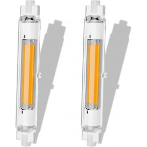 Ampoules R7s Led 118mm Dimmable,30w Équivalent À Ampoule Halogène 118mm 300w,Sans Scintillement,Blanc Naturel 4500k 3000lm,Ac 220-240v,Éclairage À Faisceau 360°,Lot De 2 - Neuf