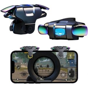 Déclencheur De Manette De Jeu Mobile Pubg, Clic Automatique Haute Fréquence À 5 Niveaux, Tir Rapide, Tir, L1r1, Joystick Pour Téléphone Mobile Pour Android Et Ios - Neuf