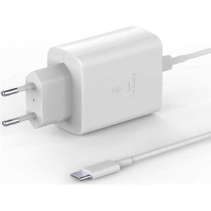 LORANKA-Chargeur 45W USB C Chargeur Rapide Type C Adaptateur d'alimentation pour t&eacute;l&eacute;phone Portable pour Samsung Galaxy S22/S21 Ultra/S21+/Z Flip 3/Z Fold 3 5G/S20/Note20/S10/iPad Pro C&acirc;ble de Charge - Neuf