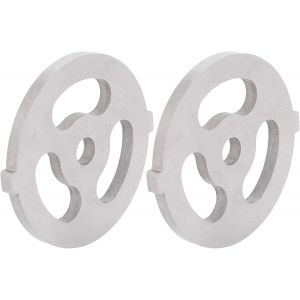 ChenQuanSarl-2 Pièces 304 Acier Inoxydable Hachoir À Viande Lame De Coupe Plaque 7Mm / 0.3In Id Adapté Pour 5# / B Type Hachoir À Viande(#2) - Neuf