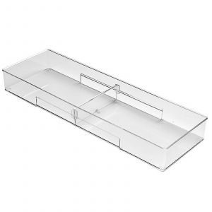 R&eacute;glable Organisateur De Tiroir 16 X 6 Pouces S'adapte &Agrave; La Plupart Des Tiroirs Bac Multi-Usages - Neuf