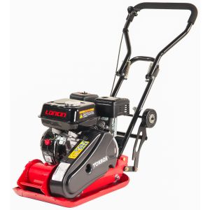 Compacteur &agrave; plaque vibrante 12,1 kN - Moteur essence 6,5ch - Plaque 51 x 35 cm Torros TPT1202 - Neuf