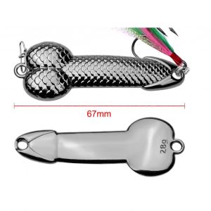 Sequins Cuill&egrave;re Leurres De P&ecirc;che Avec Crochet &Agrave; Plumes App&acirc;t &Agrave; Paillettes En M&eacute;tal Pour Eau Douce Et Eau De Mer28g 67mm / 2.6in Noir - Neuf