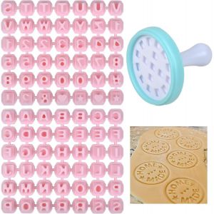 Chenquansarl-Tamponsbiscuitsemportepicetamponsavecalphabetchiffresymboleminiplastiquetimbredebiscuitpatisseriefondantpersonnalispourdiybiscuitsgteaudcoration - Neuf