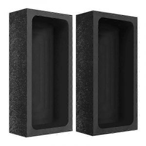 2 Pièces (2-1 Kg) Moules À Lingots De Graphite Pour La Fusion Moulage Affinage Métal Cuivre Or Argent Aluminium Laiton - Neuf