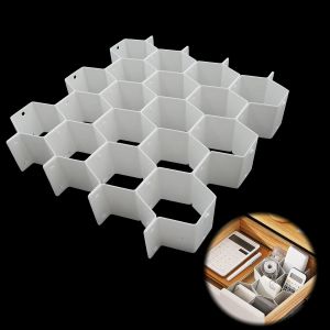 Bricolage Tiroir Diviseurs - Cosmétique Organisateur De Tiroir De Cuisine, De Bureau, Des Armoires, Des Tiroirs, Des Fournitures Scolaires, Des Chaussettes, Sous-Vêtements, Cravates, 8 Pièces, Blanc - Neuf