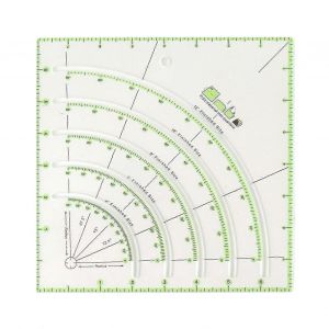 Règle De Courtepointe Acrylique De 8 Pouces - Outil D'artisanat De Couture Patchwork Multifonctionnel - Neuf