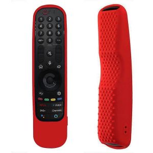 Coque de protection en silicone pour t&eacute;l&eacute;commande Smart TV an-MR21 MR22,rouge - Neuf