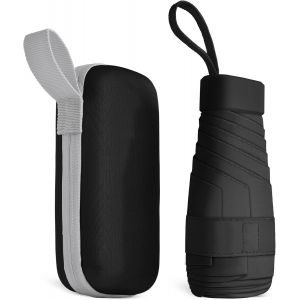 Kalanka-Parapluie De Voyage, Parapluie Coupe-Vent &Agrave; 8 Nervures, Petit Parapluie Portable Compact Pour Hommes Et Femmes, Parapluie Capsule, Mini Parapluie - Neuf