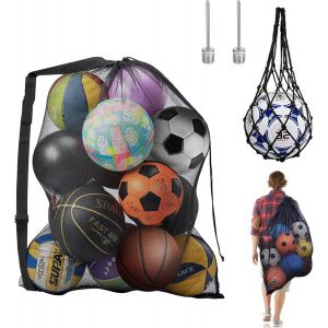 Acdsgd-Filet De Ballon Extra Large Avec Sac En Filet De Football, Sac &Agrave; Balles Multi-Usages, Grand Sac De Rangement R&eacute;utilisable Pour Football, Basketball, Volleyball - Neuf