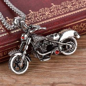 Homme 316l Acier Inoxydable Gothique Moto Biker Pendentif Pour Cha&icirc;ne Collier - Neuf