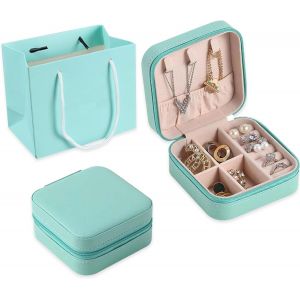 Boite &agrave; Bijoux&iquest;Boite a Bijoux Femme&iquest;Boite Bijoux Voyage&iquest;Petite Boite a Bijoux&iquest;Bo&icirc;te &agrave; Bijoux de Voyage,Bo&icirc;te &agrave; Bijoux Portable,Utilis&eacute; Pour Stocker Des Boucles D'oreilles/Anneaux/Colliers - Neuf