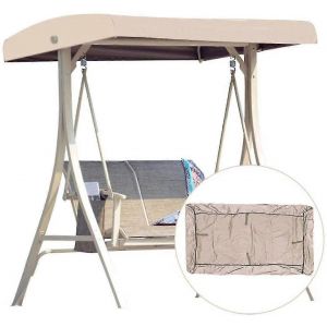 Remplacement Toit de jardin balan&ccedil;oire universelle Toit battant Porche Balan&ccedil;oire Banc de jardin Chaise longue 2-3 places 191 x 120 cm - Neuf