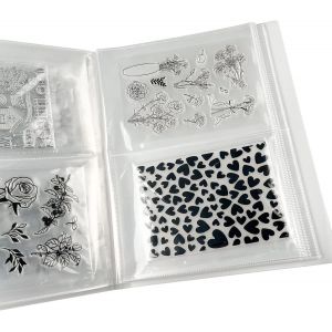 80 Pochettes 27x19cm Album Photo Transparent Contient Photos Dossier Transparent En Plastique Pour Album Photo De Scrapbooking,Peut &Ecirc;tre Utilis&eacute; Pour Stocker Des Tampons En Silicone - Neuf