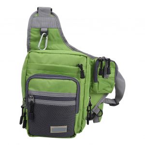 Sacoche De Selle De Chevalier En Tissu Oxford, Sac De Poitrine Multifonctionnel Pour Le Sport De Plein Air, Sac De Peche, Vert - Neuf