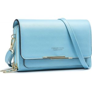 KALANKA-Sac Téléphone Portable Femme - Petit Sac Bandoulière Femme - Sac à Bandoulière Femme en Cuir PU - Sac À Bandoulière Petit avec Réglables Bandoulière - Neuf