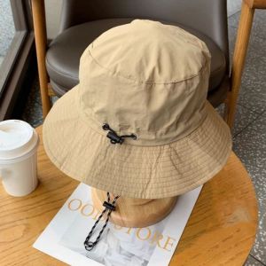 Protable Imperméable À L'eau Cyclisme Randonnée Camping Crème Solaire Pêcheur Seau Chapeau De Soleil Hommes Femmes Été Grand Bord Anti-Uv Panama Casquettes - Type Khaki - Neuf
