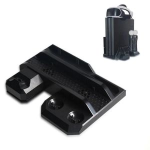 Support De Charge Ps4-Base De Charge Double Multifonction Et Poign&eacute;e De Ventilateur-Tp4-888 - Neuf