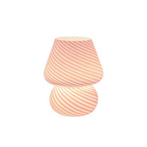Lampe De Table En Verre En Forme De Champignon Avec Lumi&egrave;re &Agrave; Intensit&eacute; Variable Pour Chambre Et Salon - Neuf