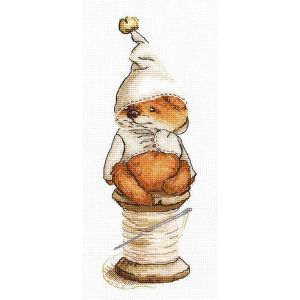 Kit Point De Croix Compt&eacute; Andriana "Petit Dormeur" 7x20 Cm - Neuf