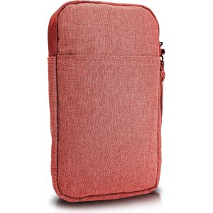 KALANKA-Pochette Nylon pour Tablette jusqu'&agrave; 6,5 Pouces - Protection pour 8,9 x 16,5 cm - ex. Kindle Paperwhite - Rose - Neuf