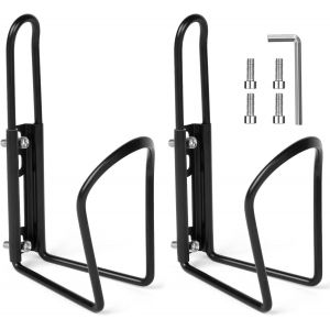 Asas-2pcs Porte Bidon Vélo,Alliage D'aluminium Porte Gourde Convient Aux Vélo/Vtt/Vélo De Route,Porte Gourde Indispensable Pour Rouler,Porte-Gobelets Universels À Dégagement Rapide - Neuf