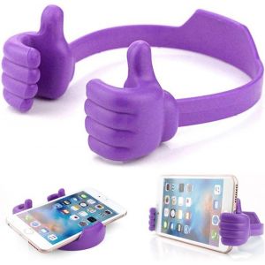 Lot De 10 Supports De T&eacute;l&eacute;phone Portable Pour Bureau, Support Flexible Universel Pour Tablette, Support Pour Smartphone Pour Iphone, Ipad Et Plus (Violet) - Neuf