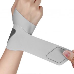 Sangle De Protection De Bras Ajustable Arm Strace Pour Basketball Et Tennis, Grise - Neuf
