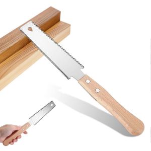 Japonais Scie à Main - Petit Goujon a Vu, à Double Tranchant de la Tension de Scie pour le travail du Bois, de la Mitre et de la scie à chantourner Utilisation - Neuf