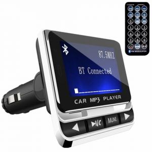 FM12B 1.44 pouces LCD Bluetooth voiture lecteur MP3 mains libres sans fil transmetteur FM adaptateur Radio USB chargeur de voiture télécommande FM12B - Neuf