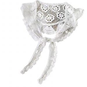 Châle Vintage Faux Col Chemise Femmes Creux Crochet Dentelle Faux Collier Foulard - Neuf