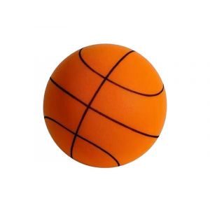 Ballon De Basket Silencieux De 21 Cm Pour L'int&eacute;rieur Et L'ext&eacute;rieur - Orange - Neuf