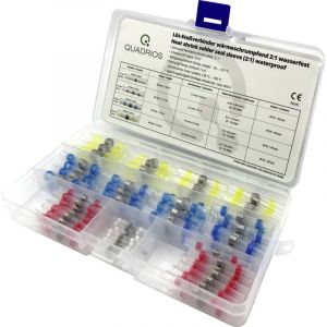 Quadrios - 2011c396 Prolongateur 0.25 Mm&sup2; 6 Mm&sup2; Enti&egrave;rement Isol&eacute; Blanc, Rouge, Bleu, Jaune 120 Pc(s) - Neuf