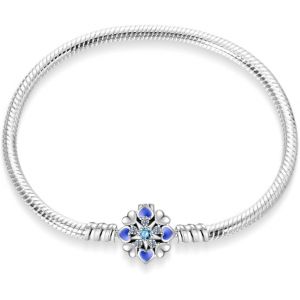 Eryi-Bracelet Pour Femme Pandora Charms Avec Fermoir C?ur En Argent 925,Bijoux Femme Cadeaux Noël Femme Anniversaire Fête Des Mères - Neuf