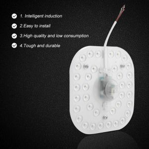 HJLIAN Eclairage LED Lampes haute luminosite Controle de la lumiere sonore Plafond basse consommation - Neuf