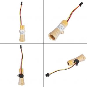 Capteur de debit electronique DC5V G1/2, accessoires pour chauffe-eau - Neuf