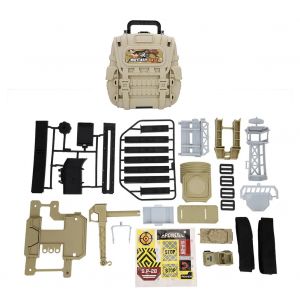Jouets De Voie Ferree Portables Pour Enfants, Modele De Bricolage, Boitier D'assemblage, Voiture Militaire, Garage, Parking - Neuf