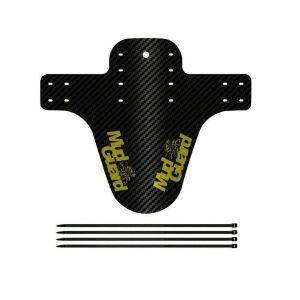 Ensemble De Garde-Boue Vtt Durable &iquest; Garde-Boue Avant Et Arri&egrave;re Pour Vtt Et V&eacute;los De Route, Design &Eacute;l&eacute;gant En Fibre De Carbone, Installation Facile, Jaune Vif - Neuf