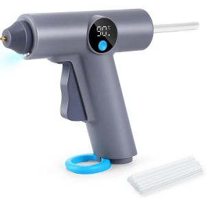 Chenquansarl-Pistolet À Colle C , 25 W, 2500 Mah, Avec 5 Bâtons De Colle De 7 Mm, Pistolet À Colle Électrique, Avec Lumière Led Sans Ombre, Chauffage Rapide En 40 Secondes Pour Réparation, Art Et Bri - Neuf