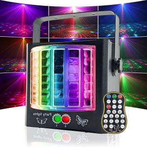 Jeux De Lumi&egrave;re Pour Soir&eacute;e 23 Modes Soir&eacute;e Rgbp Lampe Disco Mini Dj Stroboscope Led T&eacute;l&eacute;command&eacute; Lumi&egrave;re F&ecirc;te Pour Home Party - Neuf